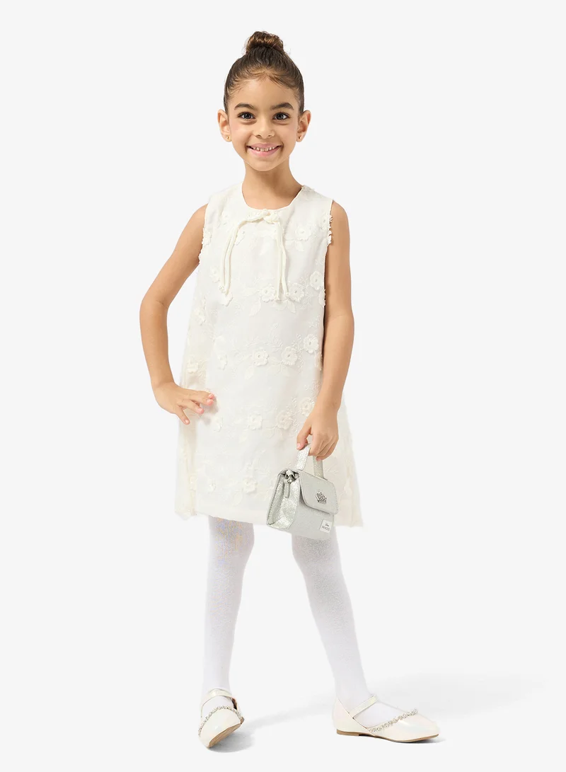 Pinata  White embroidered occasion dress for Women | Best Price UAE